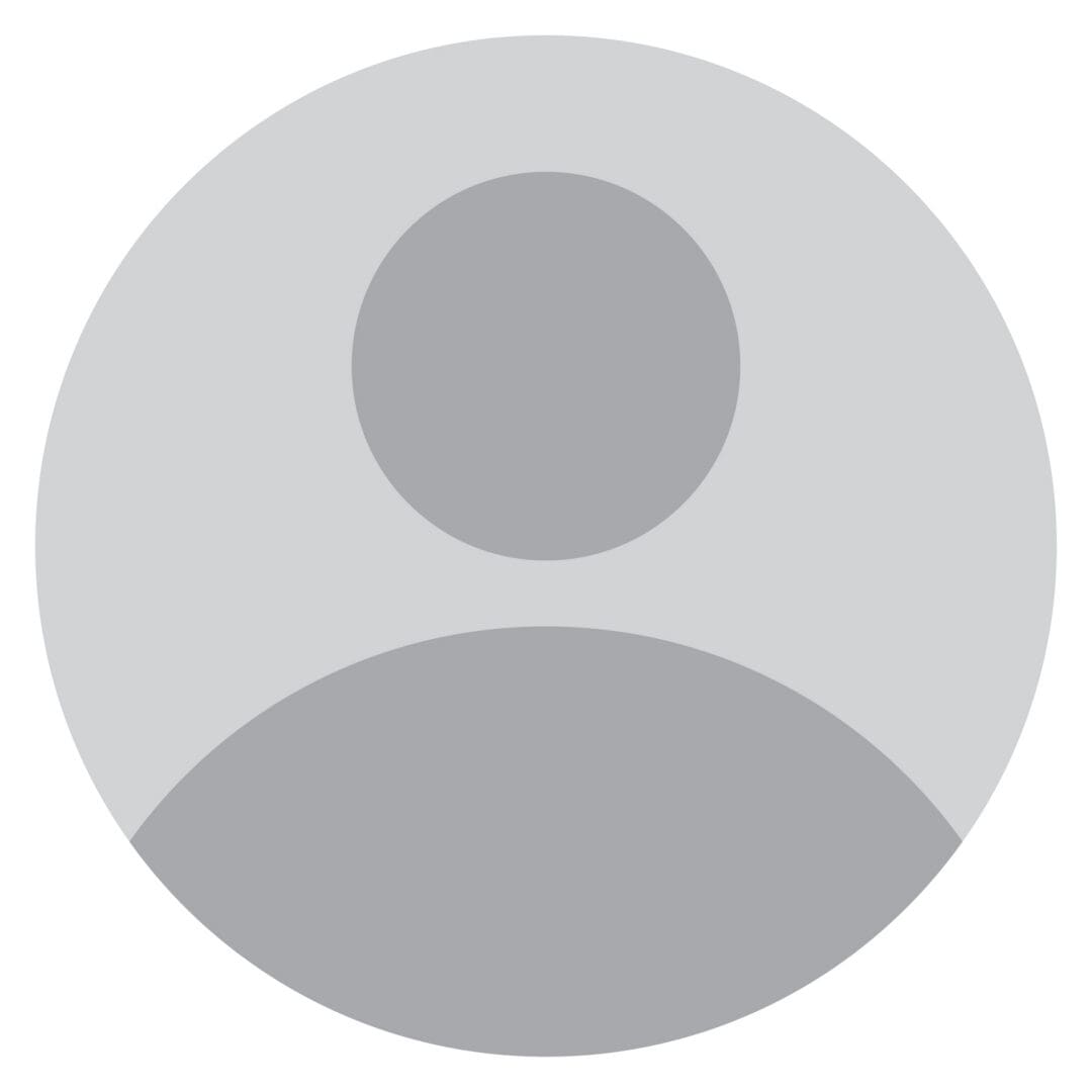 Gray default user profile avatar
